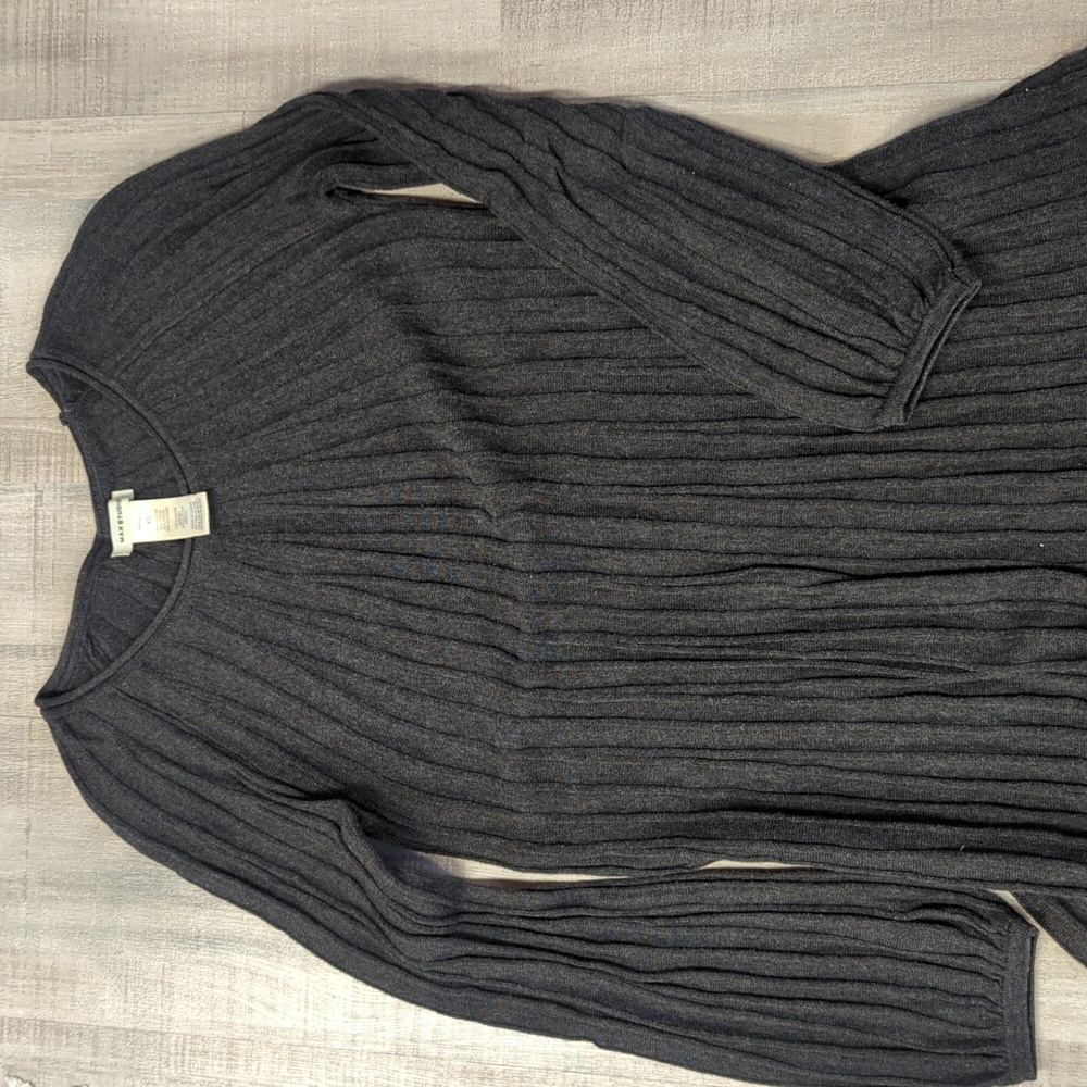 Grey knitted dress